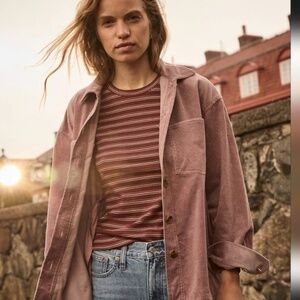 Madewell corduroy shacket